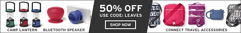 Shop Stowaway and Connect Super Deal 50% Off. Use Code: LEAVES
