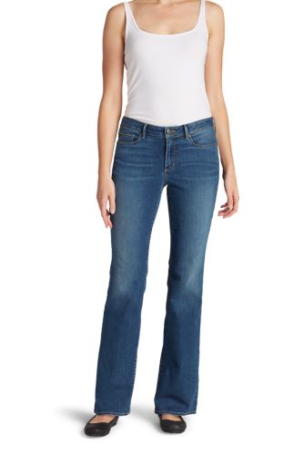 Women's StayShape Boot Cut Jeans - Curvy