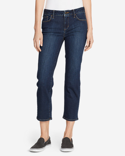 Women's Elysian Slim Straight Crop Jeans