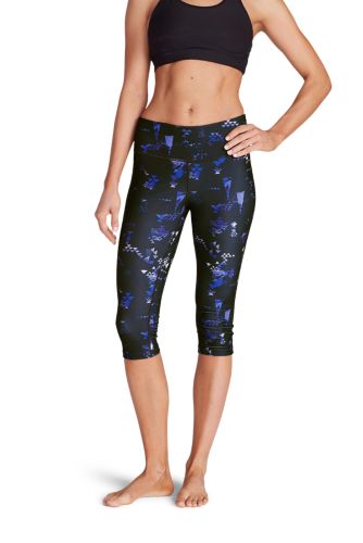 Women's Movement Crop Leggings - Print