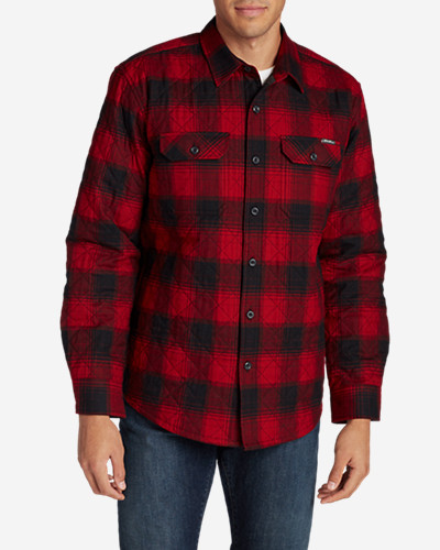 Men's Eddie's Favorite Flannel Quilted Shirt Jacket
