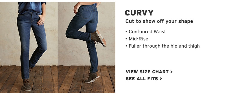 Women's Curvy Fit Jeans | Eddie Bauer