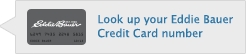 Look up your Eddie Bauer Credit Card number
