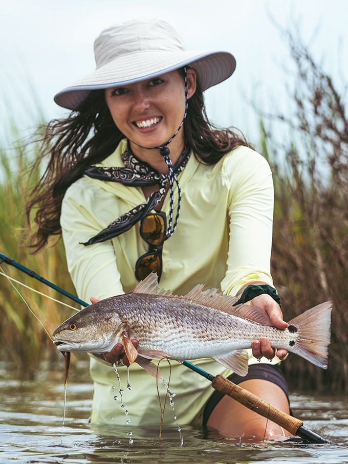 Ladies Sun Shirt - Hooded Crayfish