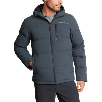 eddie bauer glacier peak seamless stretch down hooded jacket