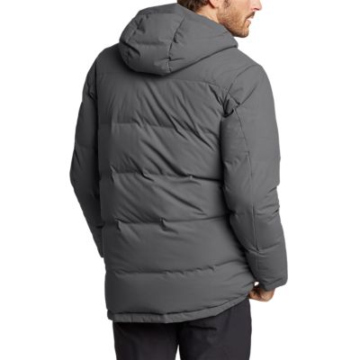 eddie bauer glacier peak seamless stretch down hooded jacket