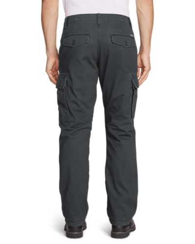 Eddie bauer men's on sale flannel lined pants