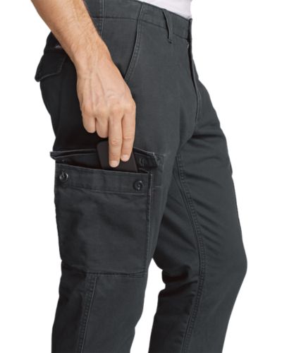 Flannel lined cargo on sale pants