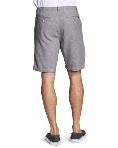 eddie bauer linen shorts