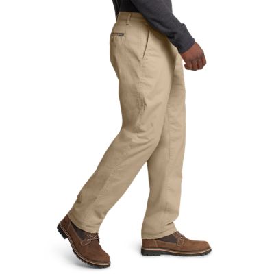 fleece lined chinos