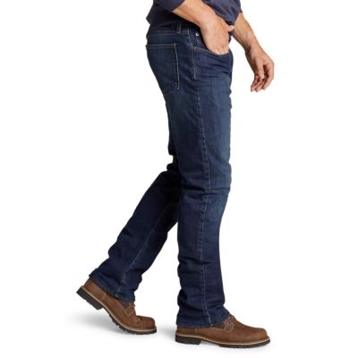 lined mens jeans
