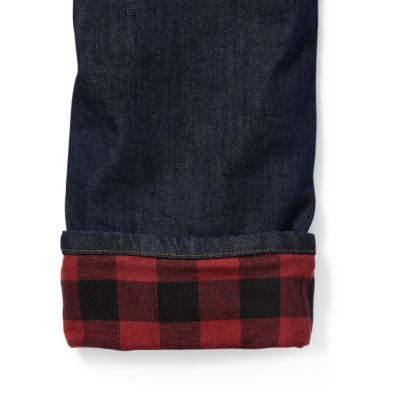 Eddie bauer men's store flannel lined jeans