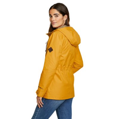 Eddie bauer yellow rain on sale jacket