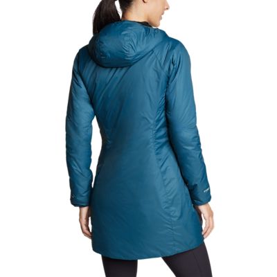 women's evertherm down hooded jacket