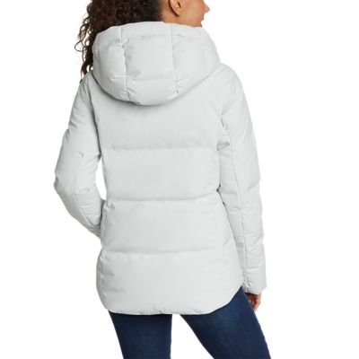 eddie bauer glacier peak seamless stretch down hooded jacket