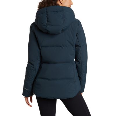 eddie bauer glacier peak seamless stretch down hooded jacket