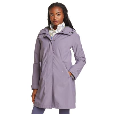 Eddie bauer long raincoat sale