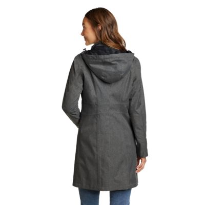 Eddie bauer girl on the go 2024 insulated trench coat