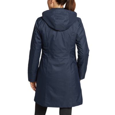 Eddie Bauer Women's Girl On The Go Insulated Trench Coat eBay