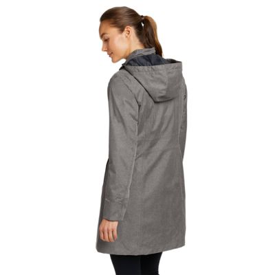 Eddie Bauer Women's Girl On The Go Insulated Trench Coat eBay
