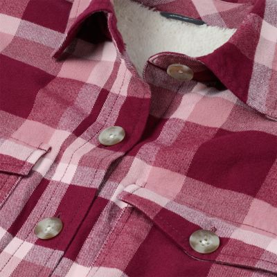 shearling lined shirt jacket