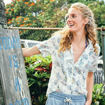 eddie bauer packable camp shirt