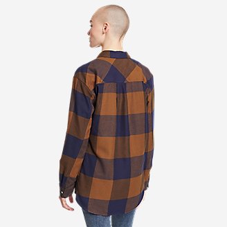 Thumbnail View 2 - Women's Fremont Flannel Snap-Front Tunic