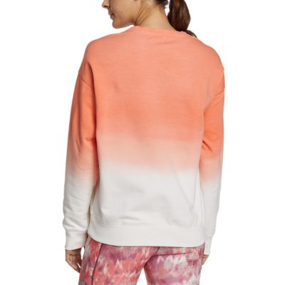 coral tie dye sweatshirt