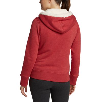 eddie bauer sherpa hoodie women's