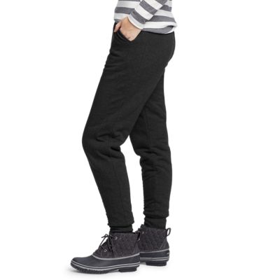 Sherpa lined hot sale joggers womens