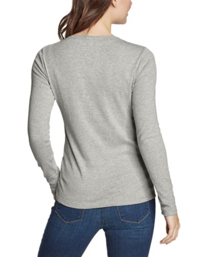Eddie Bauer Women's Favorite Long-Sleeve Crewneck T-Shirt | eBay