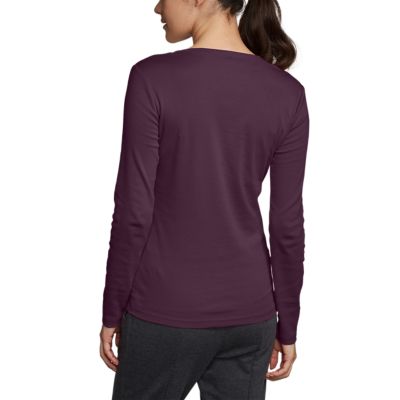 Women's Favorite Long-sleeve V-neck T-shirt | Eddie Bauer