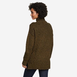 Thumbnail View 2 - Women's Rest & Repeat Funnel-Neck Sweater - Solid