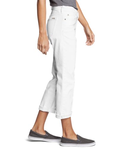 eddie bauer white jeans