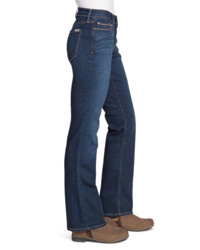 eddie bauer slightly curvy bootcut jeans