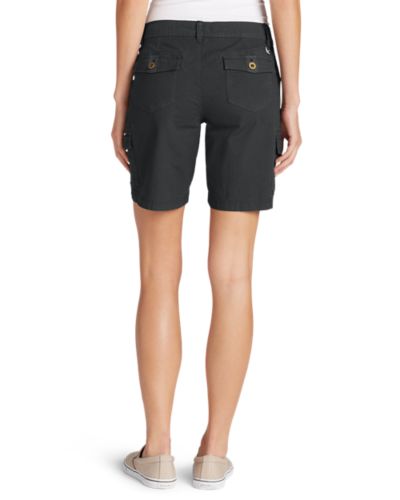 black cargo shorts womens