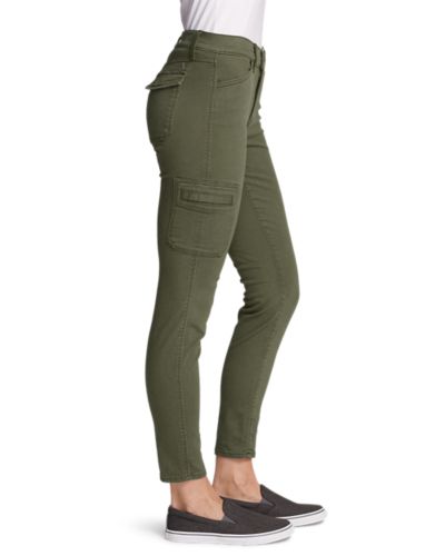 womens cargo skinny pants