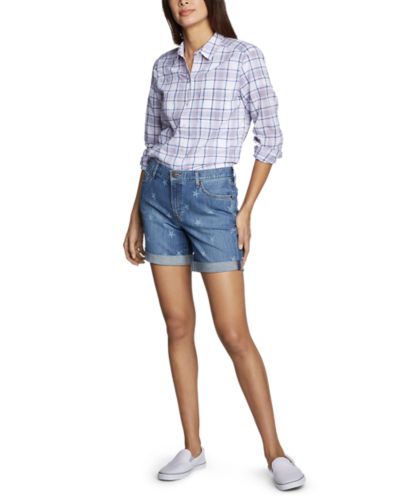 Eddie bauer cheap boyfriend shorts