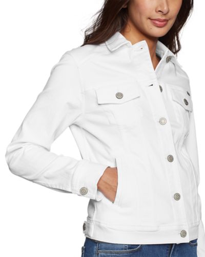 Eddie bauer 2025 white denim jacket