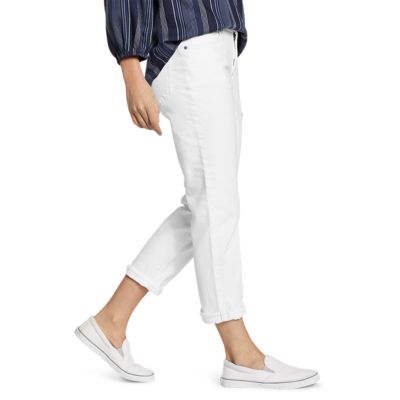 eddie bauer white jeans