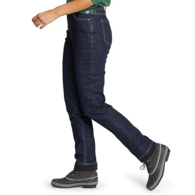 Fleece lined jeans womens on sale canada