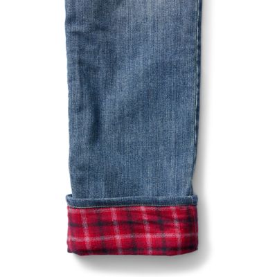 eddie bauer flannel lined jeans for women