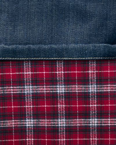 eddie bauer flannel jeans