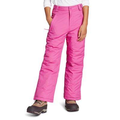 Girls Bibs & Pants Insulated Ski Overalls Waterproof Eddie Bauer Snow