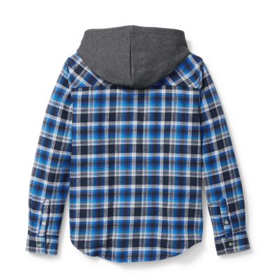 eddie bauer hooded flannel