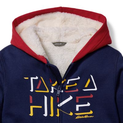 eddie bauer sherpa lined hoodie