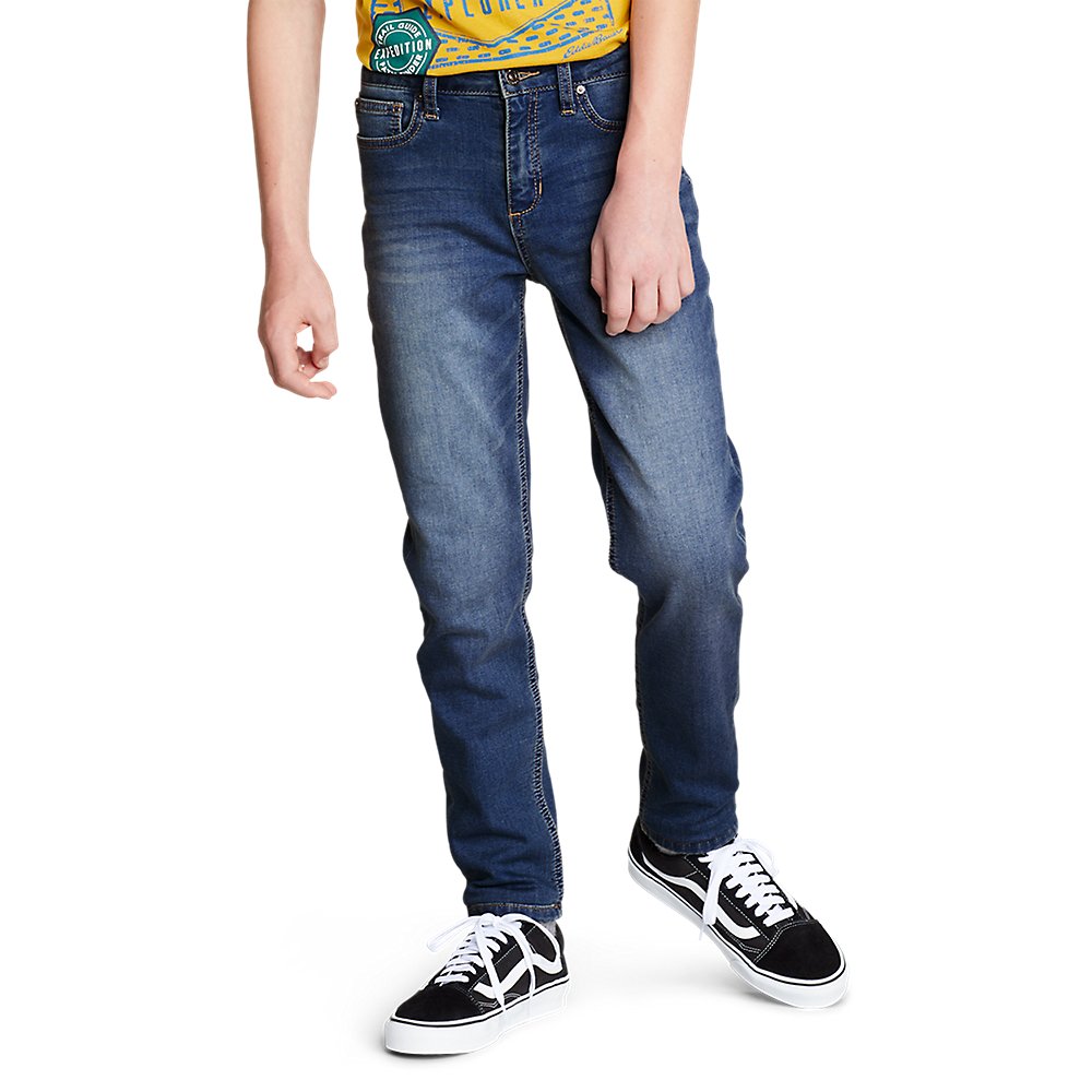 Eddie Bauer Boys' Knit Flex Jeans - Slim Straight | eBay