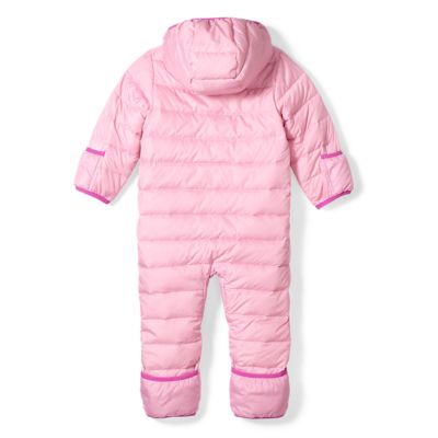 infant down snowsuit