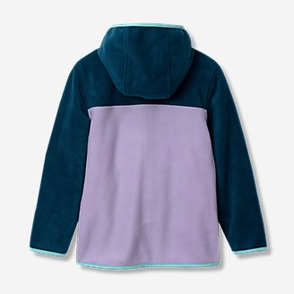 Thumbnail View 2 - Girls' Quest Fleece Full-Zip Hooded Jacket