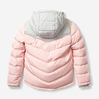 Thumbnail View 2 - Girls' Classic Down Hooded Jacket